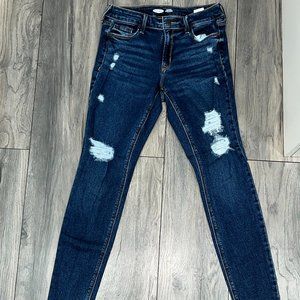 Old Navy Dark Blue Rockstar Skinny Jeans